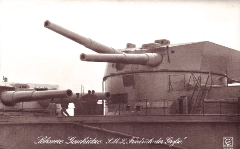 SMS friedrich der Grosse, heavy guns The Battle of Jutland